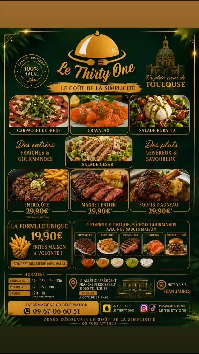 Affiche de la carte du Thirty One